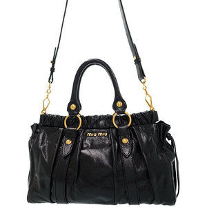 Miu Miu 2way Handbag Black